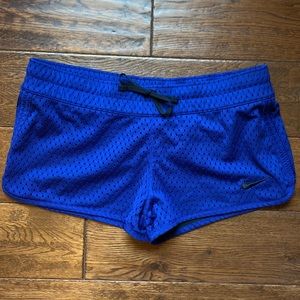 Nike reversible gym shorts, navy blue & black